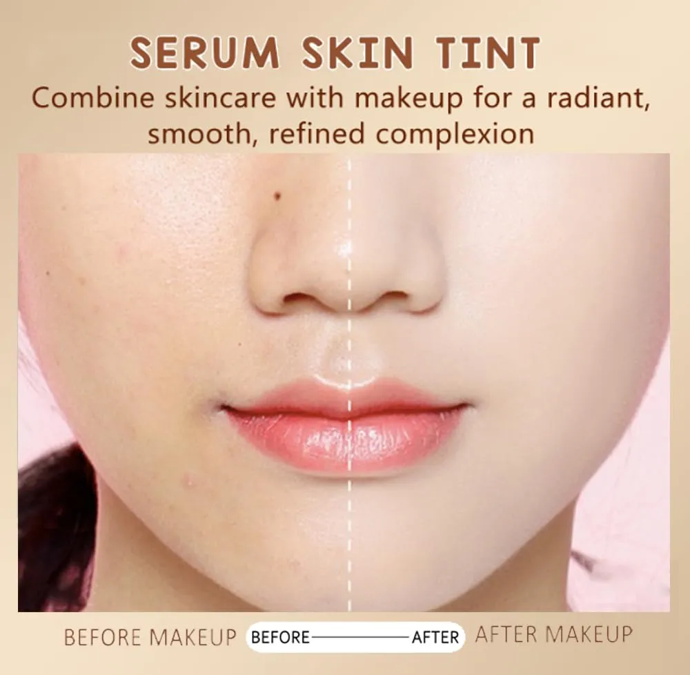 2 Pcs Foundation Stick Beauty Balm Serum Boosted Skin Tint, 2025 New Makeup Tint, Portabl Moisturizing Essence Contour Stick Foundation Beauty Balm (#03)