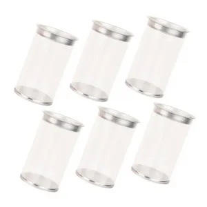 3sets 6pcs Box Transparent Cosmetic Sponge Container Portable Makeup Egg Storage Box for Travel Durable Design for Organizing Beauty Sponges for Family Use 6pcs*3