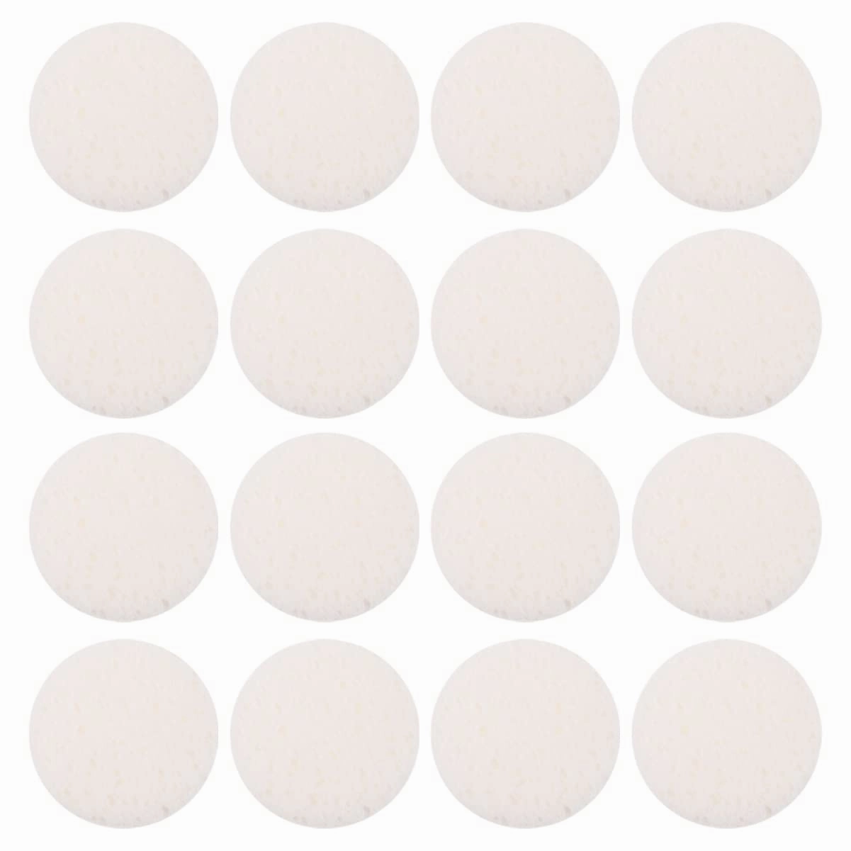 40pcs Comfortable Cosmetics Puff for Makeup Application and Face Cleaning Rounded Design Pads for Home and Salon Use