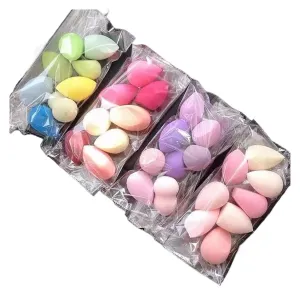 5/10PCS Super Soft Cosmetic Puff Beauty Egg Set Water Drop Makeup Blender Do Not Eat Powder Makeup Eggs Makeup Puffs (Color : 5PCS Random)