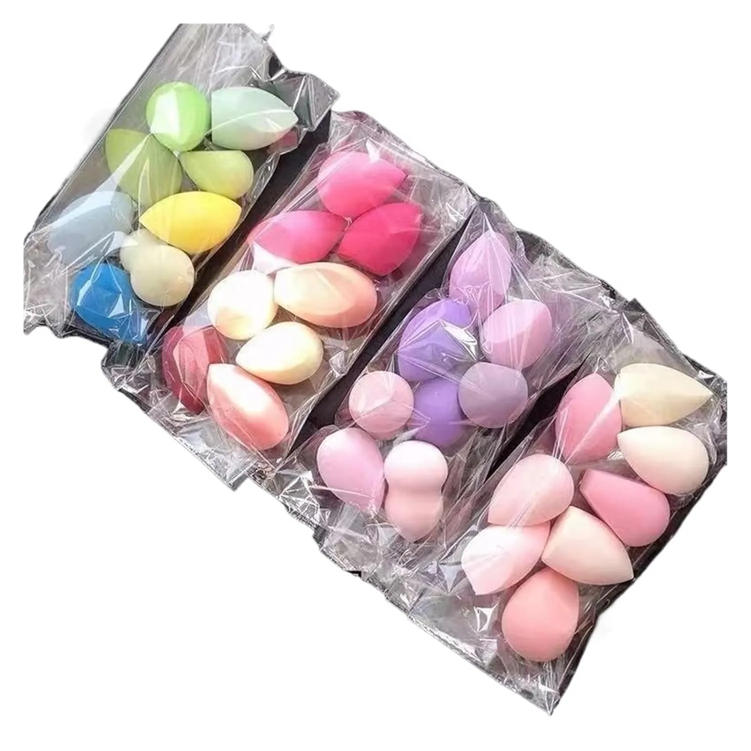 5/10PCS Super Soft Cosmetic Puff Beauty Egg Set Water Drop Makeup Blender Do Not Eat Powder Makeup Eggs Makeup Puffs (Color : 5PCS Random)