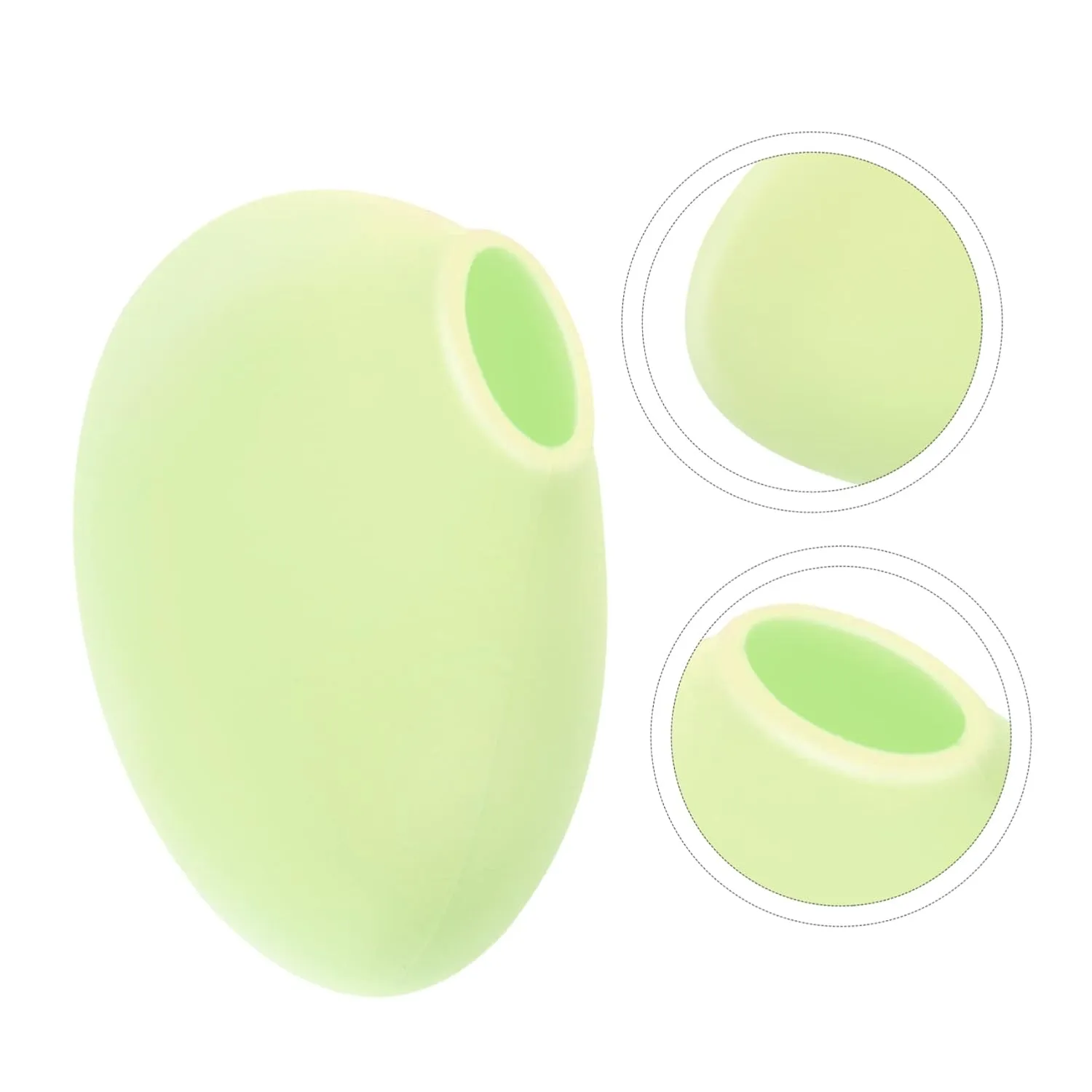 5pcs Silicone Makeup Brush Reusable Protector for Blush Brushes Flexible Storage Organizer for Travel Home Use