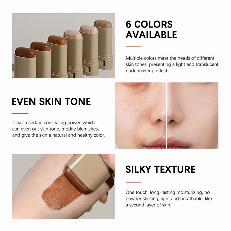 ✨Köp 2, få 1 gratis🎁Hydratiserande & Upplysande Foundation Stick