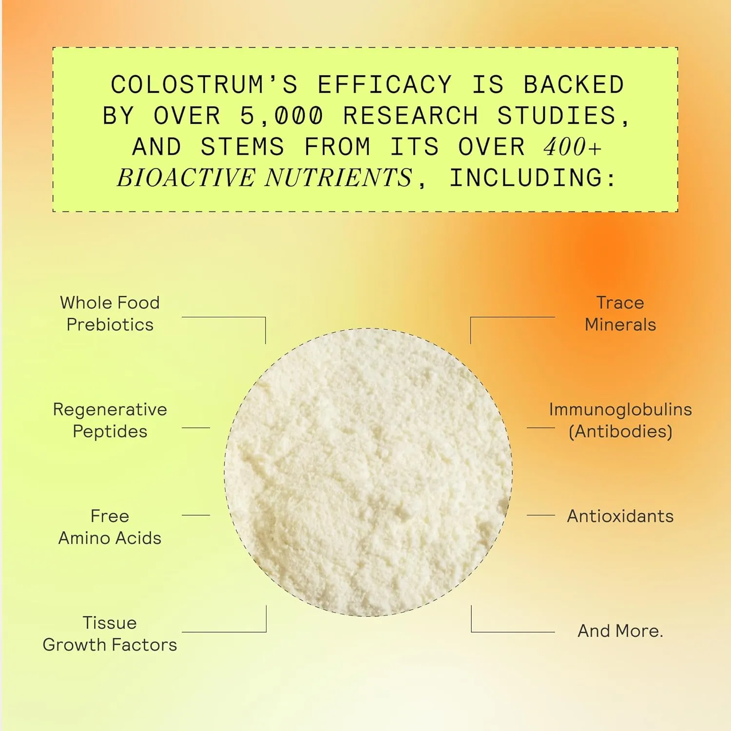 ARMRA Colostrum™ Premium Powder, Grass Fed, Gut Health Bloating Immunity Skin & Hair, Contains 400  Bioactive Nutrients, Potent Bioavailable, Keto, Gluten & Fat Free (Vine Watermelon | 90 Servings)