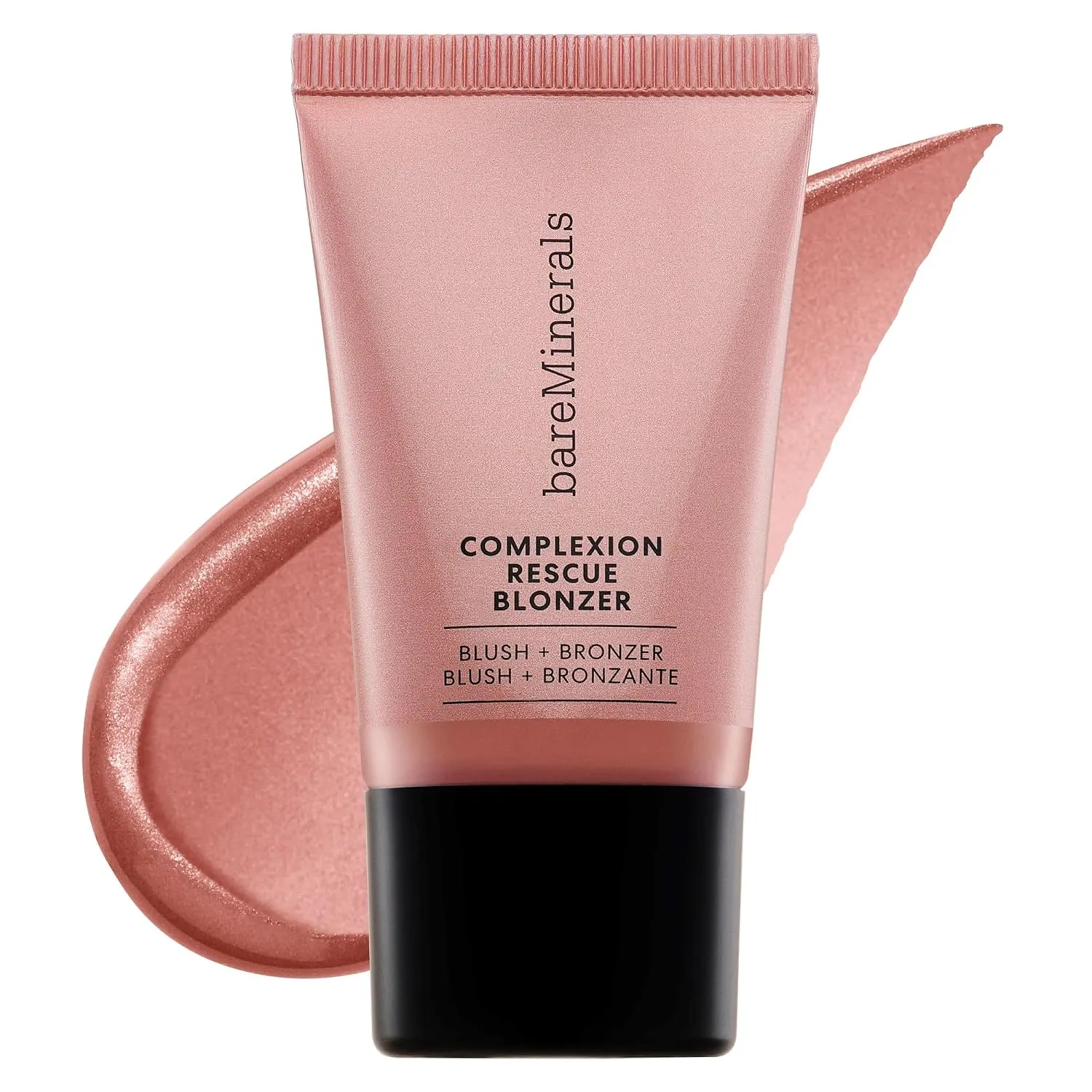 bareMinerals Complexion Rescue Liquid Blonzer, Blush   Bronzer Hybrid, Bronzer Blush for a Sun-Kissed Glow, Buildable Face Bronzer   Blush for Cheeks, Gel-Cream, Vegan