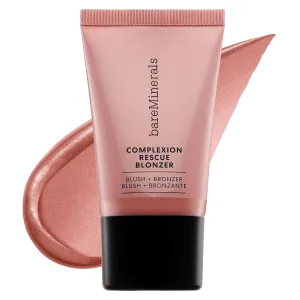bareMinerals Complexion Rescue Liquid Blonzer, Blush   Bronzer Hybrid, Bronzer Blush for a Sun-Kissed Glow, Buildable Face Bronzer   Blush for Cheeks, Gel-Cream, Vegan