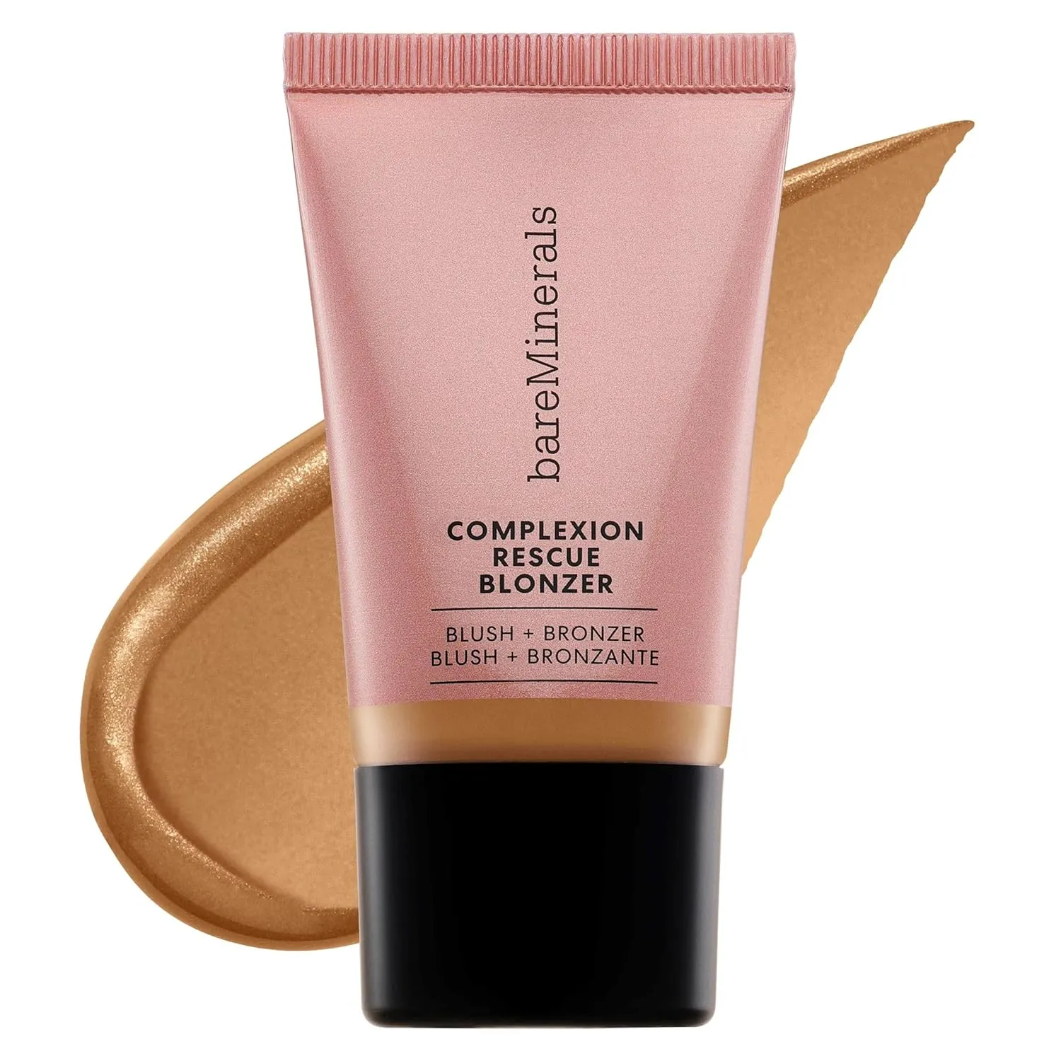 bareMinerals Complexion Rescue Liquid Blonzer, Blush   Bronzer Hybrid, Bronzer Blush for a Sun-Kissed Glow, Buildable Face Bronzer   Blush for Cheeks, Gel-Cream, Vegan