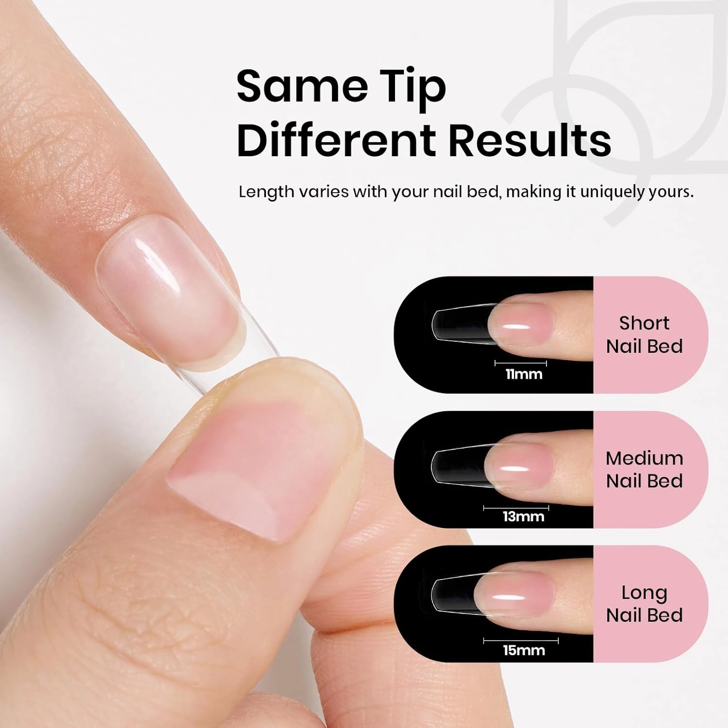 Beetles Gel Nail Kit Medium Coffin with Nail Dehydrator and Primer, 576Pcs Half Matte Etch-X Gel Nail Tips Solid Nail Glue Mini Nail Lamp Acrylic Nail Tips Easy DIY Nail Extension Set Gift for Women