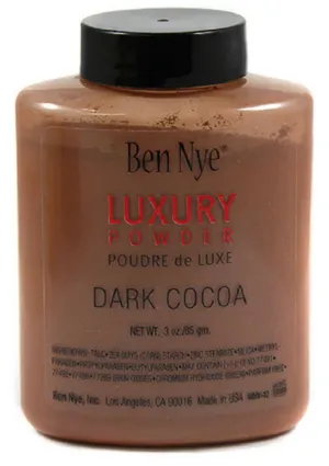 Ben Nye Makeup Mojave Visage Poudre-Luxury Powder Dark Cocoa 3oz
