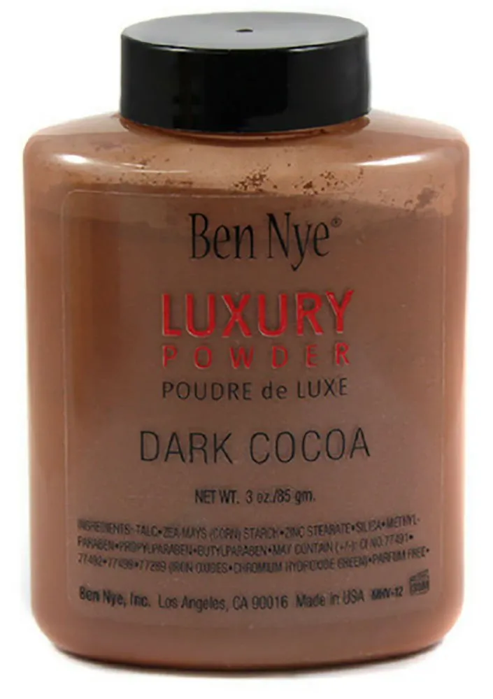 Ben Nye Makeup Mojave Visage Poudre-Luxury Powder Dark Cocoa 3oz