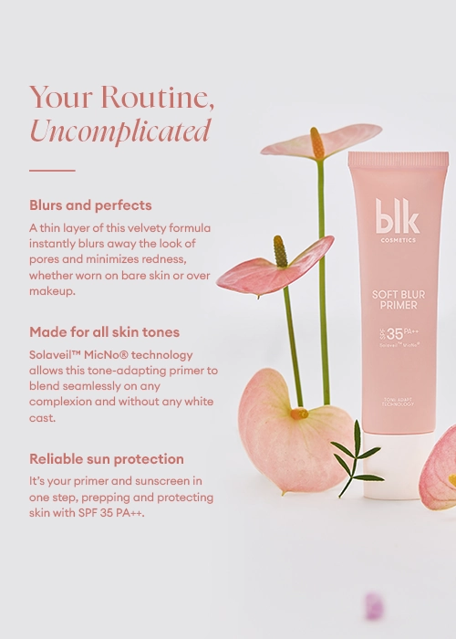 blk cosmetics daydream soft blur primer   powder