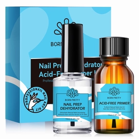 BORN PRETTY 2Pcs Nail Prep Dehydrator Primer Set