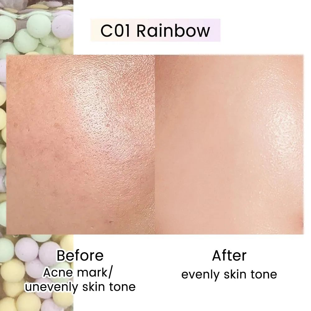 CATKIN Skin Tone Corrector Makeup Primer, Isolation Cream, 3 IN 1 Skin Tone Correcting, 73% Moisturizing Essence, Oil Control Primer For Flawless & Poreless Face Makeup Base Oil Free Formula