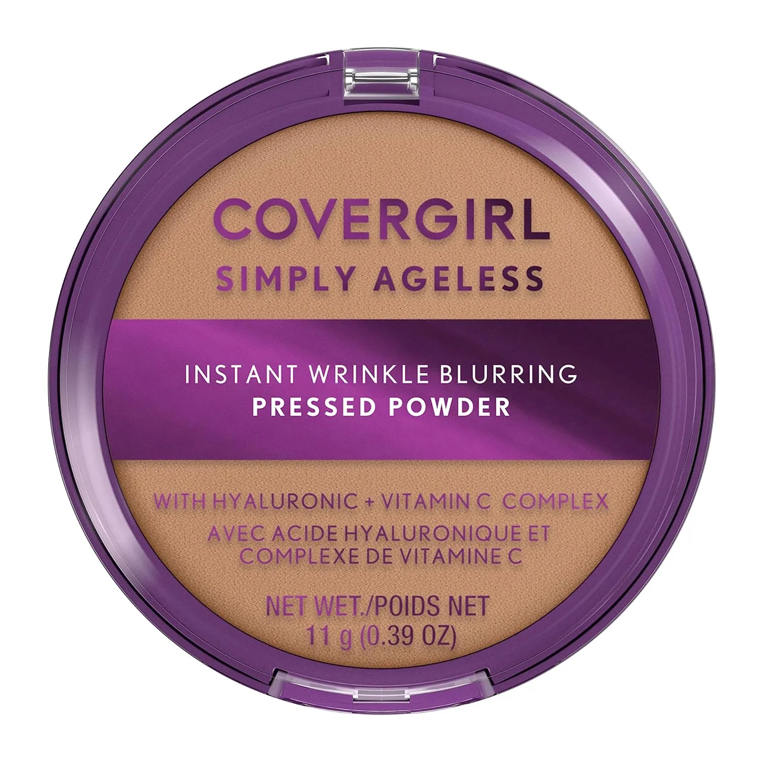 COVERGIRL Simply Ageless Instant Wrinkle-Defying 0.4 Fl Oz Foundation & 0.39 Oz Pressed Powder Bundle