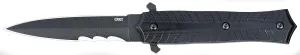 CRKT Xolotl Fixed Blade Knife with Sheath: SK-5 Blade w/Veff Serrations, G10 Handle, 2263