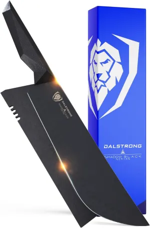 Dalstrong Bull-Nose Butcher Knife - 10 inch - Shadow Black Series - Black Titanium Nitride Coated - High Carbon 7CR17MOV-X Steel - Breaking Knife - Sheath - NSF Certified