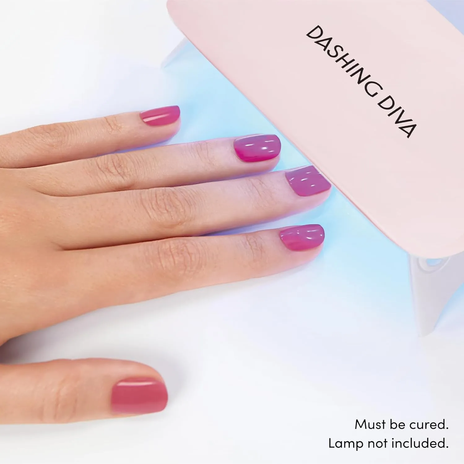 Dashing Diva Glaze Nail Strip Duo - Blush Collection - Velvet Blush & Ballerina Blush - Long Lasting, Chip Resistant, Semi-Cured Gel Nail Strips - Contains 2 Colors