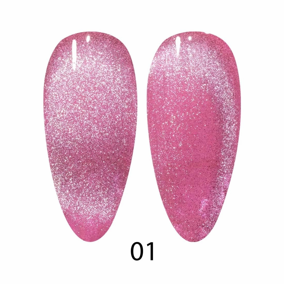DND DC 9D Cat Eye Gel Polish DND 9D Cat Eye Smoothie, Unicorn, Creamy Collection (#01 - Twilight Blush, 0.6 OZ)