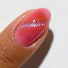DND DC 9D Cat Eye Gel Polish DND 9D Cat Eye Smoothie, Unicorn, Creamy Collection (#01 - Twilight Blush, 0.6 OZ)