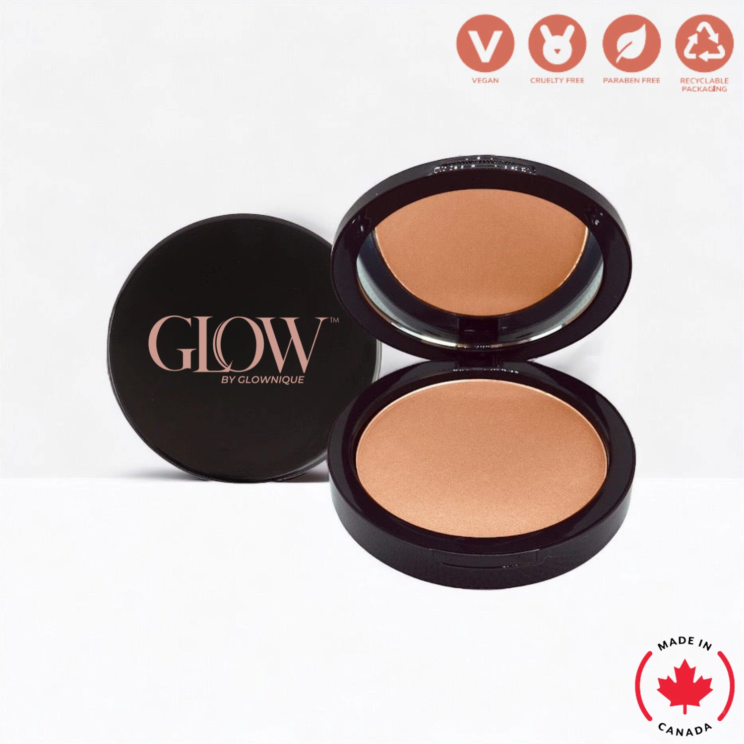 Dual Blend Powder Foundation - Birch (11.5g) | GLOWNIQUE