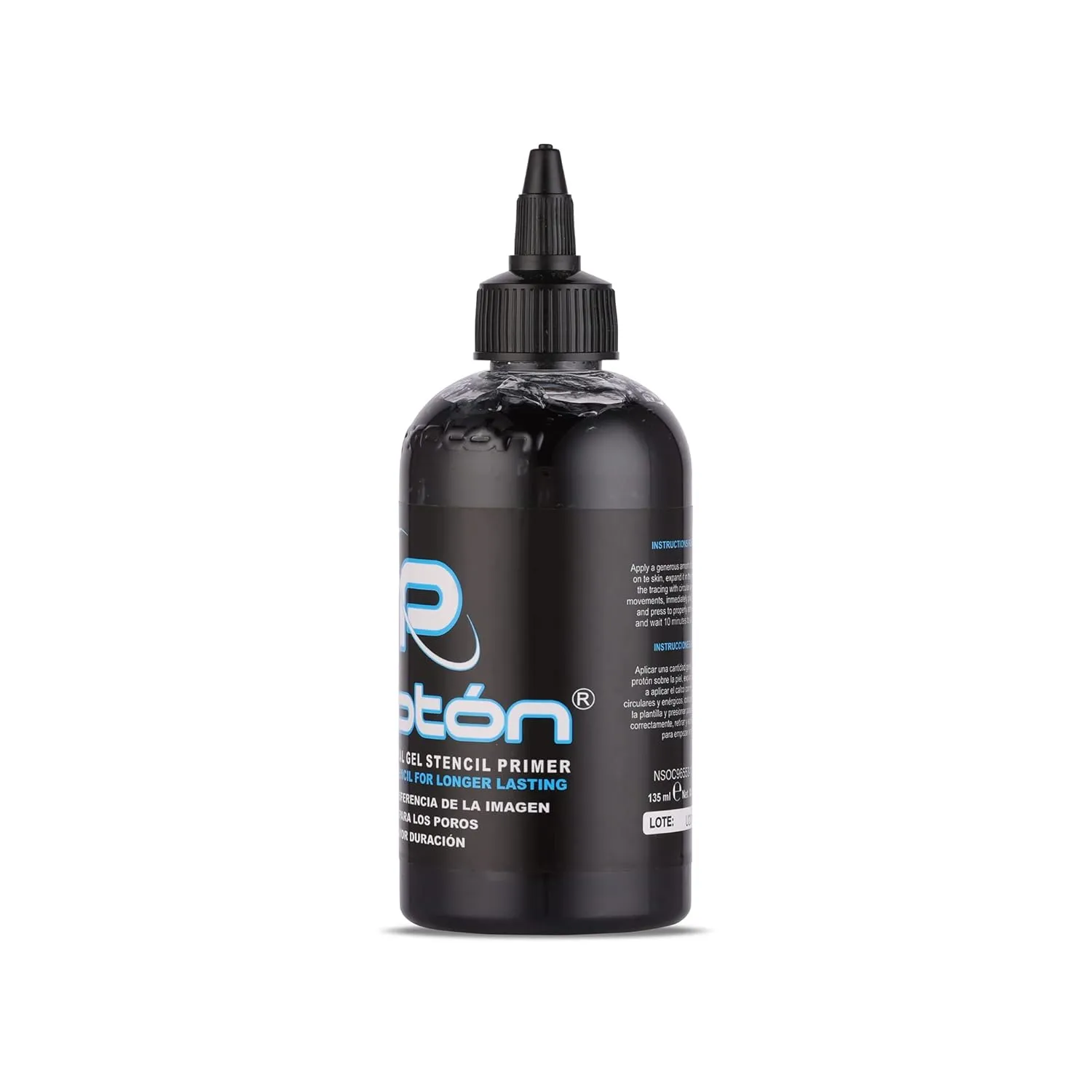 Dynamic Color Co- Proton Tattoo Stencil Primer Gel - Black, 8oz