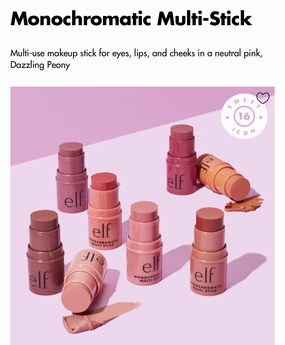 Elf Monochromatic Blush Multi-Stick