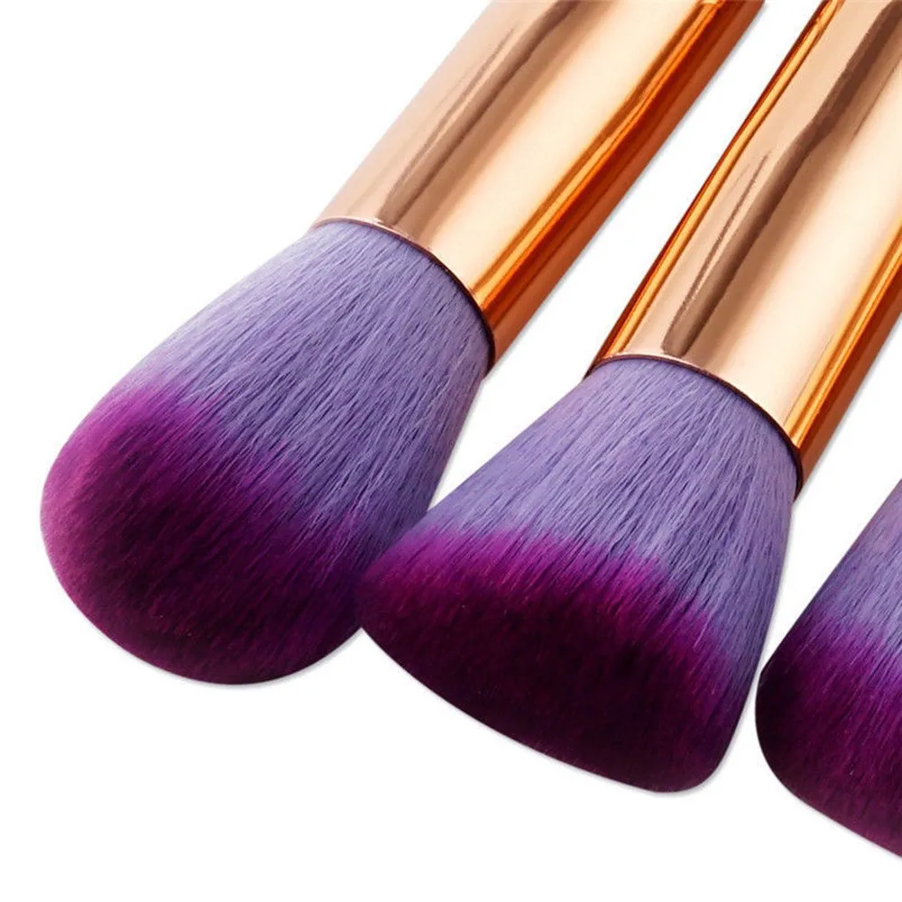 Eyeshadow Powder Brush Makeup Lip 10pcs Foundation Eyeliner Set Tool Brushes Brush Highlight Brushes for Color