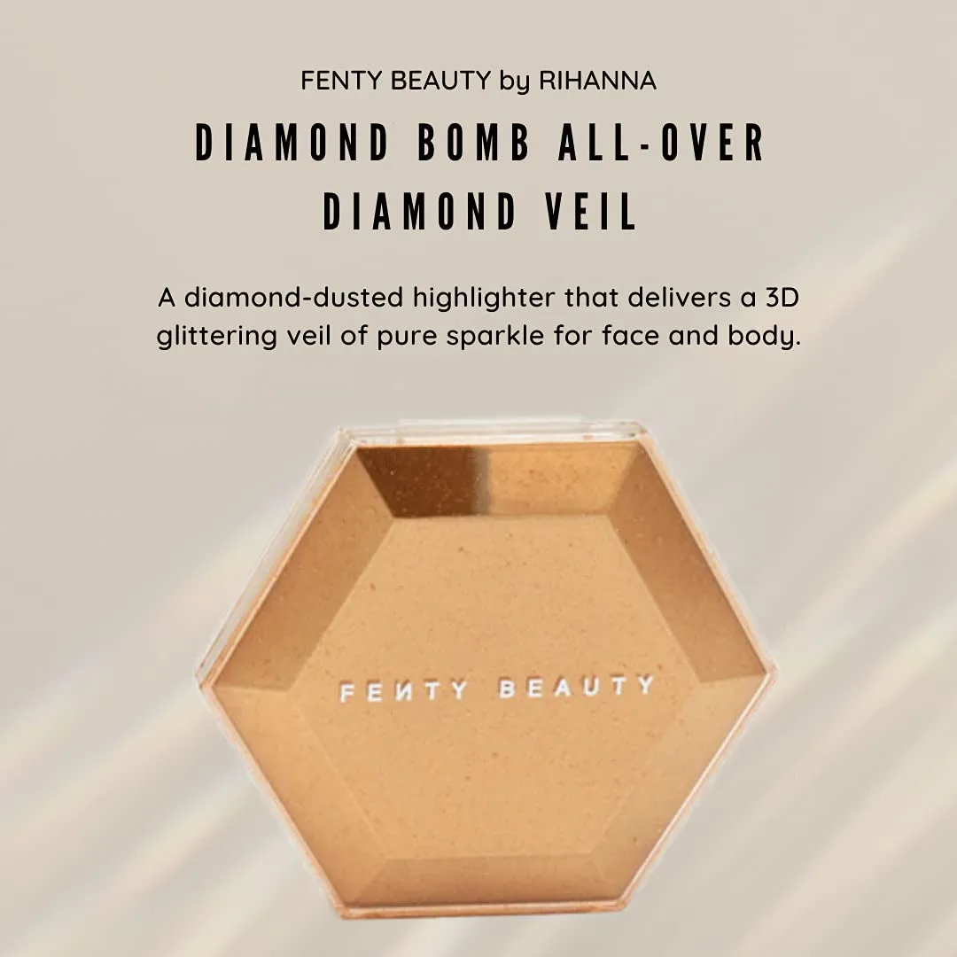 Fenty Beauty by Rihanna Diamond Bomb All-Over Diamond Veil Cognac Candy