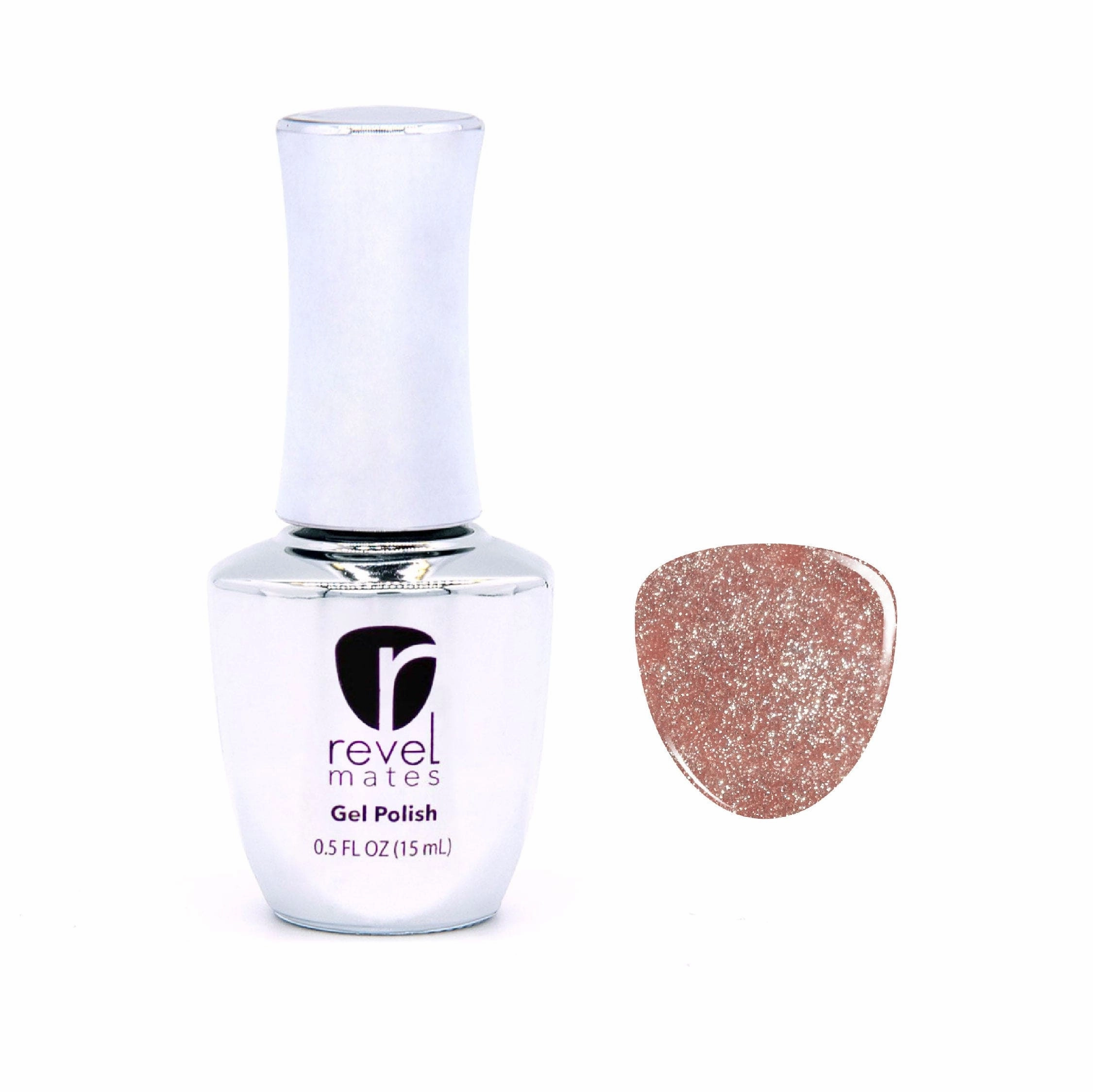 G966 Epic Nude Glitter Gel Polish