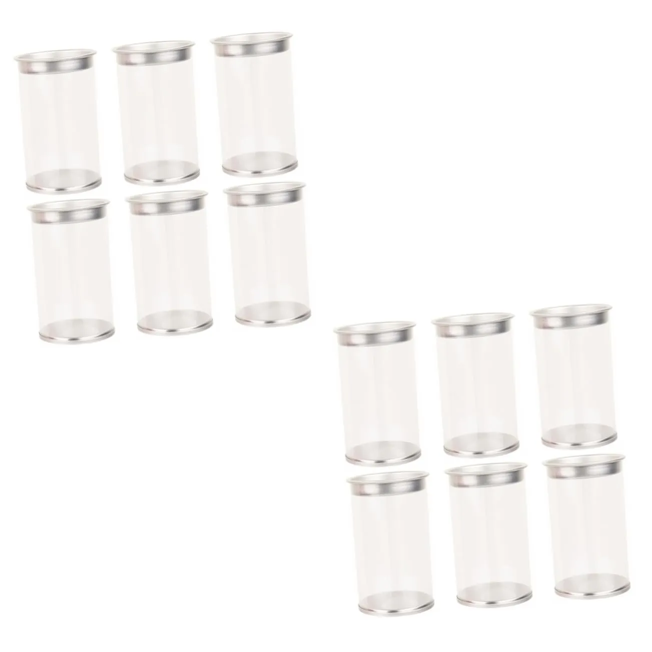 GALPADA 12pcs Portable Makeup Sponge Holder Transparent Cosmetic Container for Easy Storage Travel Breathable Design Moisture-resistant for Beauty Sponges Powder