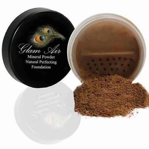 Glam Air Mineral Foundation, Natural Perfection Powder Foundation Compare with Bare Minerals and MAC Mineralize (DARK)