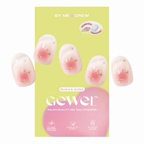 Guava Aura DIY Semi Cured Gel Nail Stickers (32pcs)
