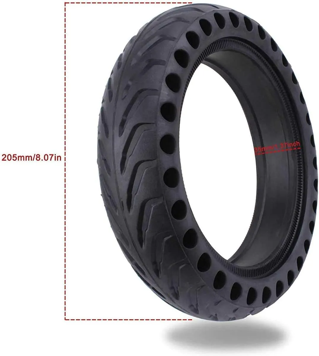 GYL 8.5x2.0 Solid Tire, Replacement for 50/75-6.1 8 1/2x2 8.5x2.125 Inch Original Tire, Fit for Hiboy S2 Swagtron SG-5 isinwheel S9 Pro iScooter i9/i8 Hover-1 Journey VOLPAM SP06 Electric Scooter