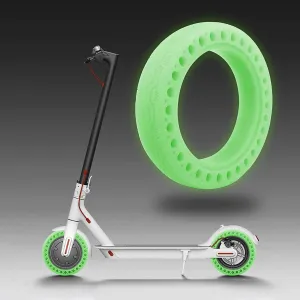 GYL 8.5x2.0 Tubeless Tire, 50/75-6.1 Replacement Tire Fit for Gotrax GXL V2 Hiboy S2 Swagtron SG-5 isinwheel S9 Pro iScooter i9 Electric Scooter, 8 1/2x2 Inch Anti-explosion Wheel, Fluorescent green