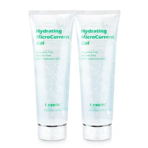 Hydrating Gel for Microcurrent Facial Device, Fragrance-Free, Paraben-Free, Gel Primer with Hyaluronic Acid, Non-irritating Moisturizing Gel, 300g Tube (Pack of 2)