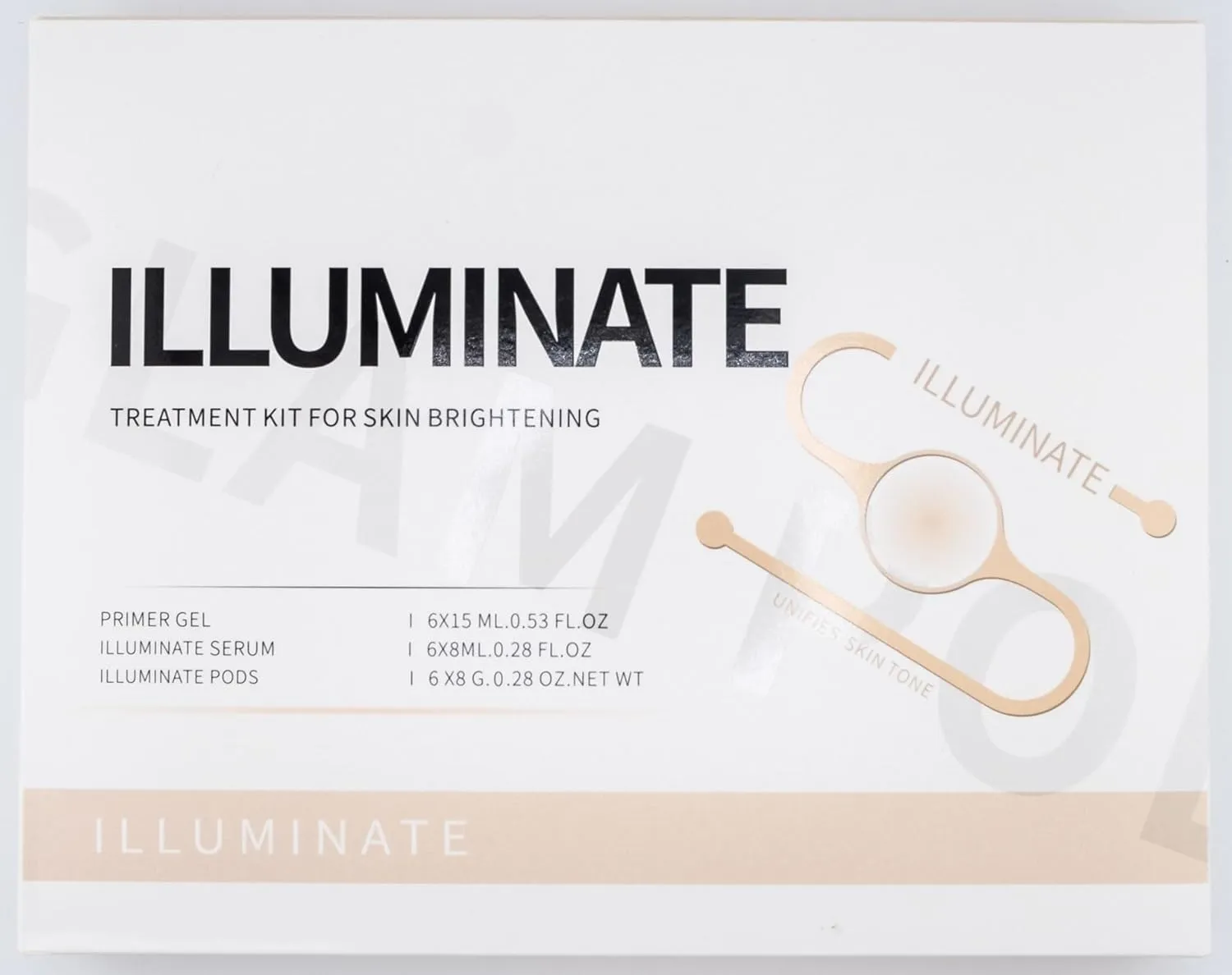 Illuminate - Oxygen Facial CO2 Therapy, Home Facial, 6 Pods   6 Primer Gel   6 Serum After Treatment (New Formula Less Foam)