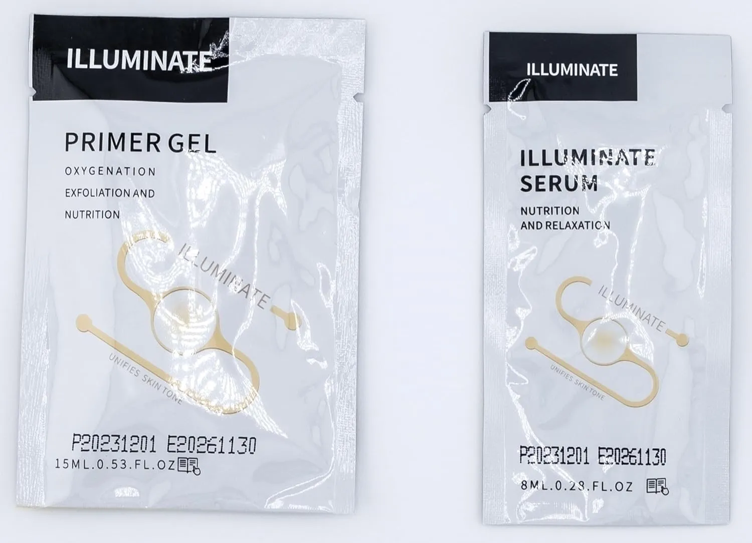 Illuminate - Oxygen Facial CO2 Therapy, Home Facial, 6 Pods   6 Primer Gel   6 Serum After Treatment (New Formula Less Foam)