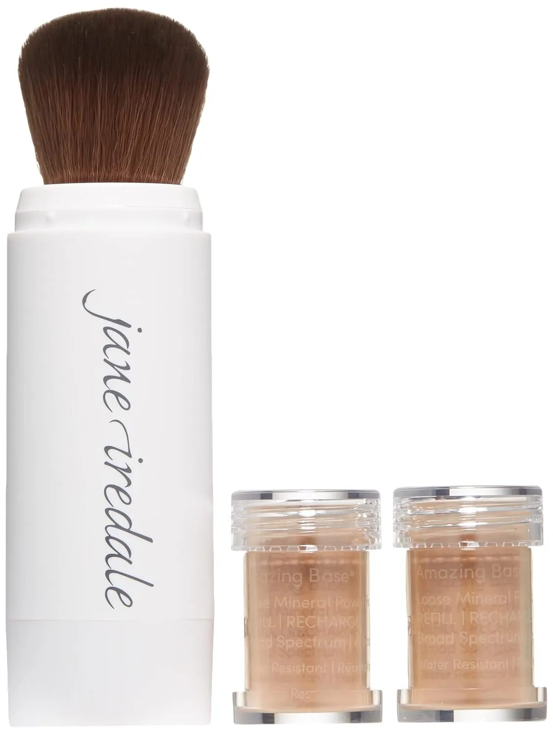 jane iredale Amazing Base Loose Mineral Powder, Luminous Foundation with SPF 20, Oil Free, Talc Free & Weightless, Vegan & Cruelty-Free Makeup