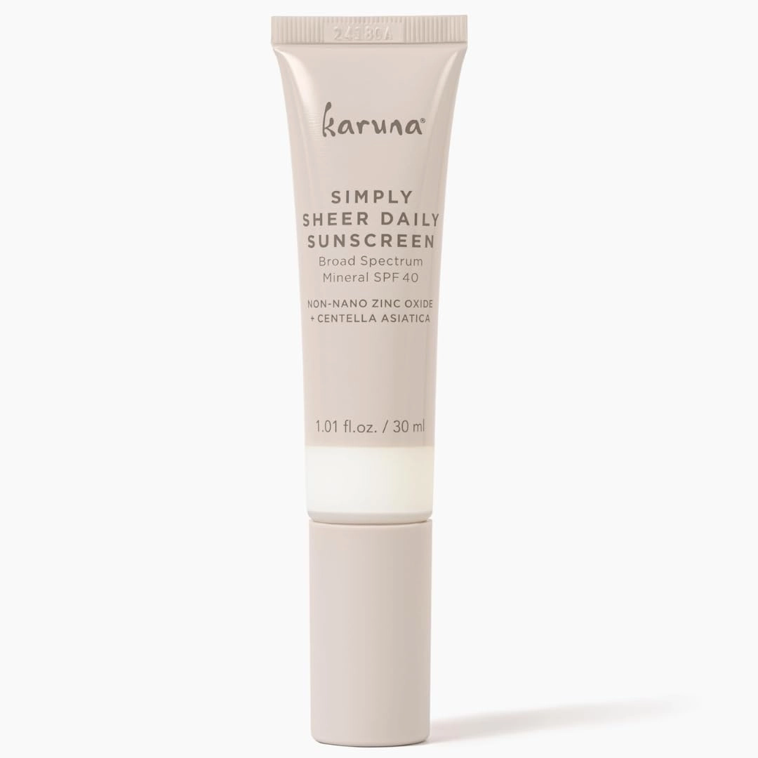 Karuna - Simply Sheer Daily Mineral Sunscreen SPF 40, Non-greasy Formula, Fragrance & Silicone-Free | Untinted, 30 mL/1.01 fl. oz