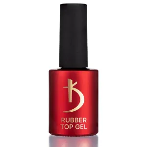 Kodi Professional Rubber Base Gel Coat, Top Coat, No Sticky Top, Ultrabond, Matte Top, Nail Fresher, Primer, Cuticle Oil, Cuticle Remover Gel Nail Polish Soak Off (Top Rubber 15ml.)