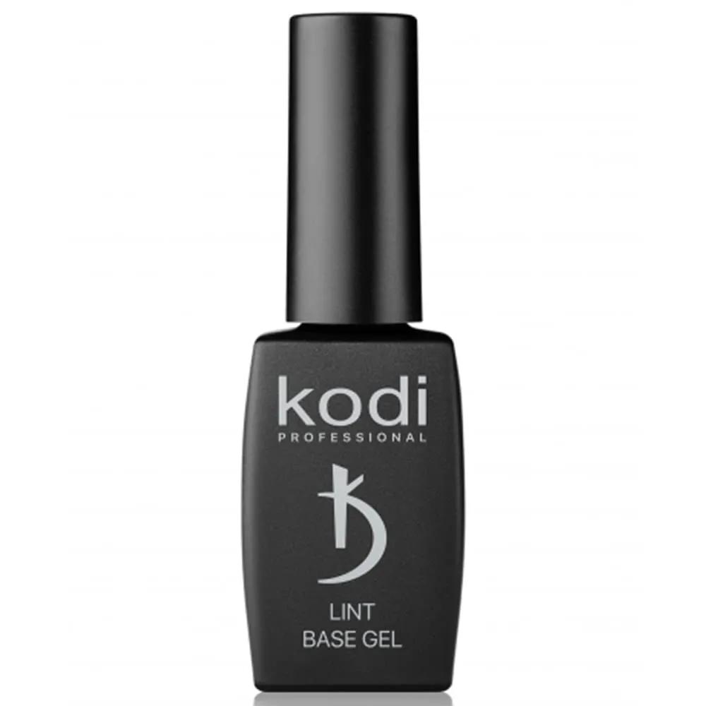 Kodi Professional Rubber Base Gel Coat, Top Coat, No Sticky, Ultrabond, Matte, Nail Fresher, Primer, Oil, Cuticle Remover Polish Soak Off (Base Lint 12ml.)