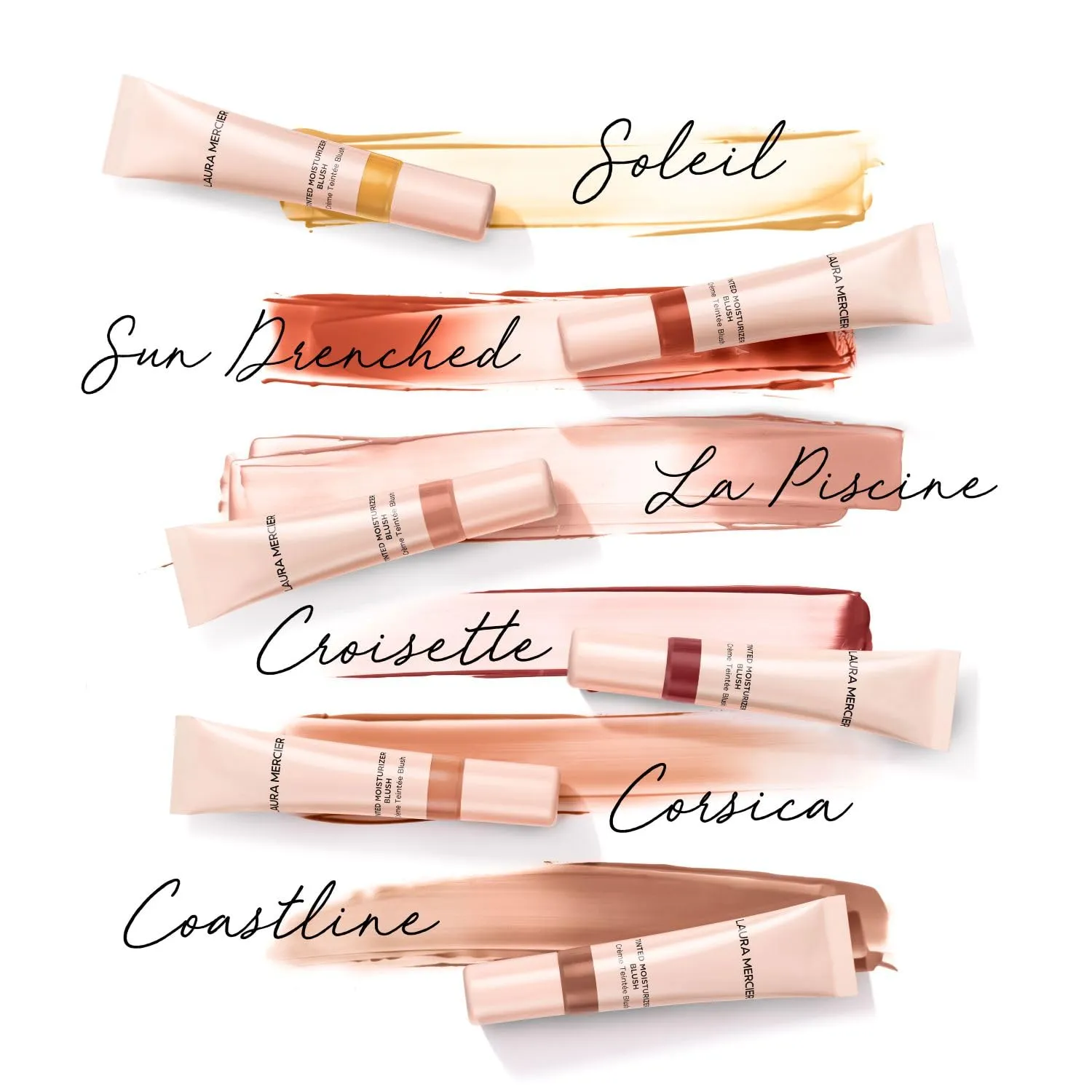 Laura Mercier Tinted Moisturizer Blush: Long Lasting Cream Blush, Lightweight, Buildable Coverage, 12 HR Hydrating Wear, Crème and Shimmer Finishes, Cheek Tint