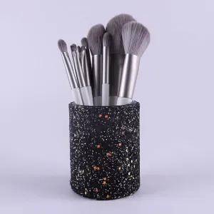 Loose Brush Full Set Concealer Eyeshadow Foundation Brush Beauty Tools 10 Makeup Brush Set(D)