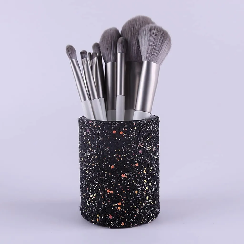 Loose Brush Full Set Concealer Eyeshadow Foundation Brush Beauty Tools 10 Makeup Brush Set(D)