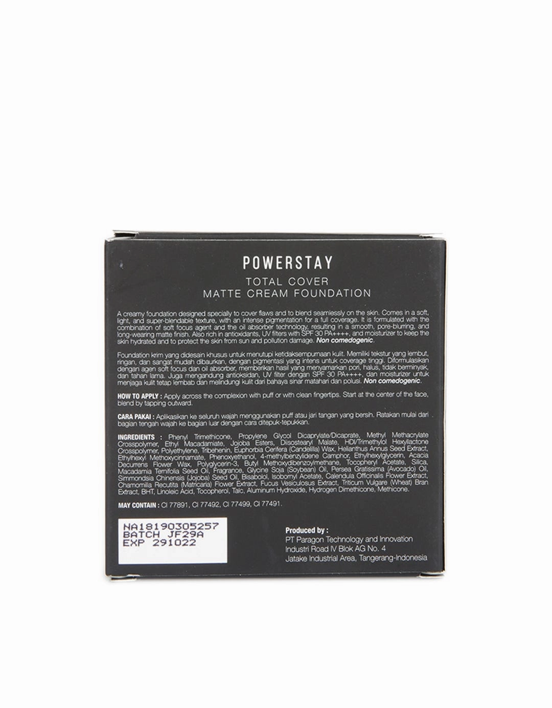 MAKE OVER Powerstay Total Cover Matte Cream Foundation N50 Tan 12 g