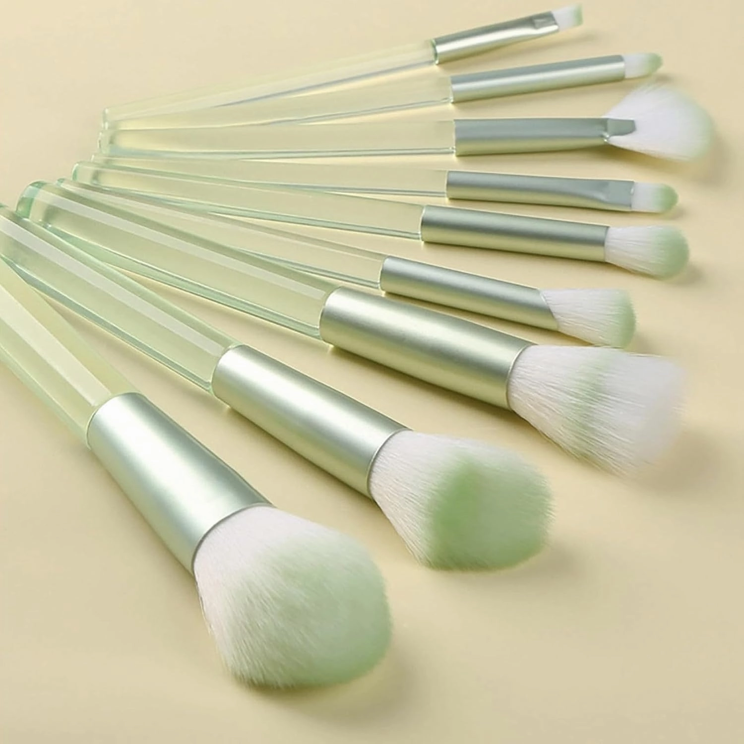 Makeup Brush Set with Storage Case, 9 Pcs Professional Synthetic Foundation Brush,Blending Powder Eyeshadow Contour Eyeliner Concealer Brush,Gifts for Women