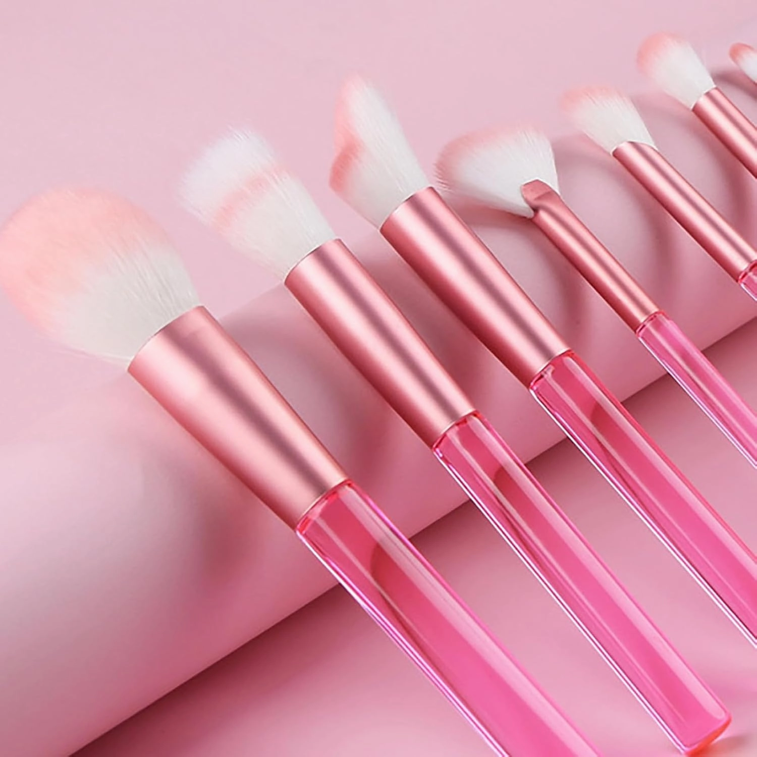 Makeup Brush Set with Storage Case, 9 Pcs Professional Synthetic Foundation Brush,Blending Powder Eyeshadow Contour Eyeliner Concealer Brush,Gifts for Women