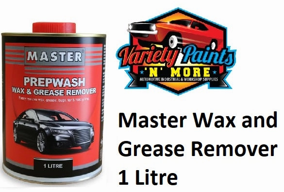 Master Wax and Grease Remover 1 Litre {PREPWASH}