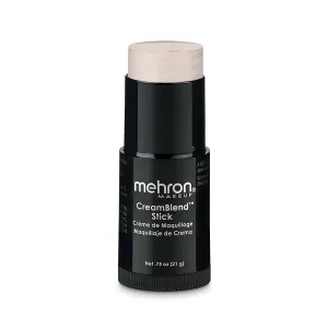 Mehron Makeup CreamBlend Stick | Face Paint, Body Paint, & Foundation Cream Makeup | Perfect for Halloween .75 oz (21 g) (Butterfly Ivory)