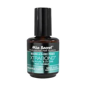 Mia Secret 2PCS No Burn Acid Free Primer Xtra Bond Acrylic Uv Gel 0.5 Fl Oz…